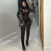 Lace Bodysuit Set