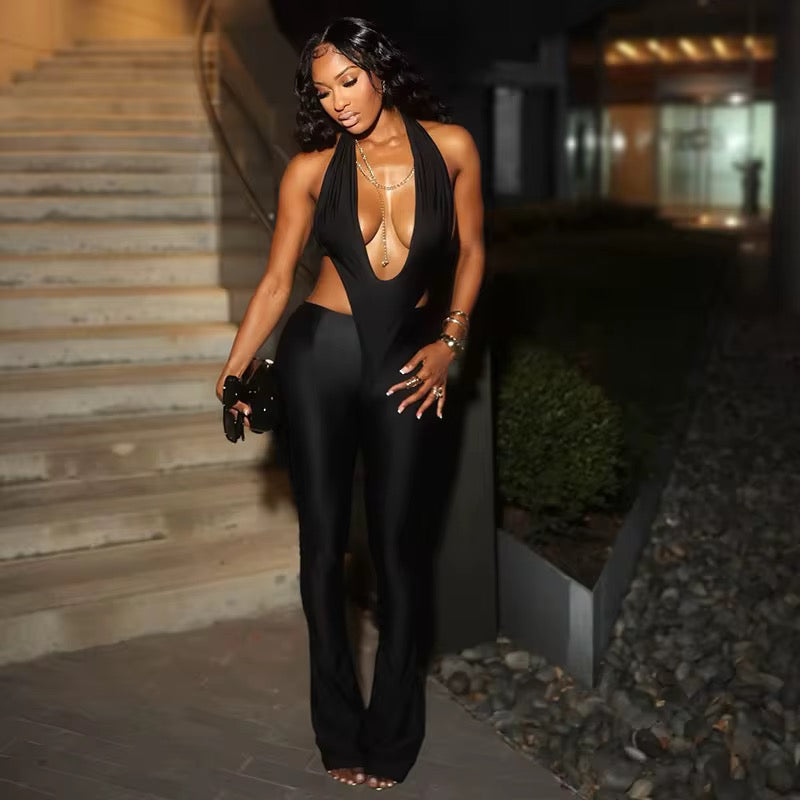 V Top Jumpsuit