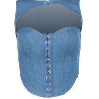 Denim Style Corset